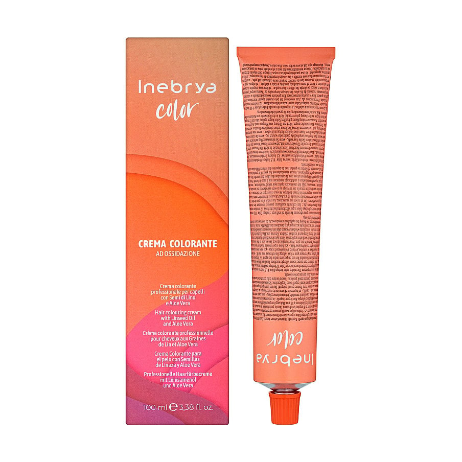 Перманентна крем-фарба для волосся Inebrya Color 1/10 Black Blue, 100 мл